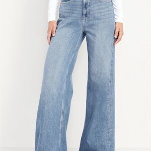 NWT Super Wide-Leg Jeans Old Navy